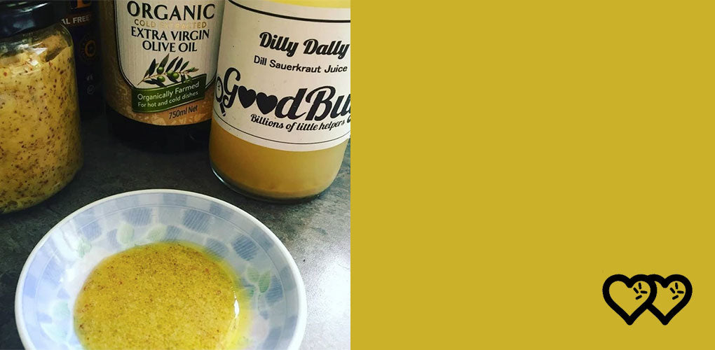 Probiotic Mustard Salad Dressing