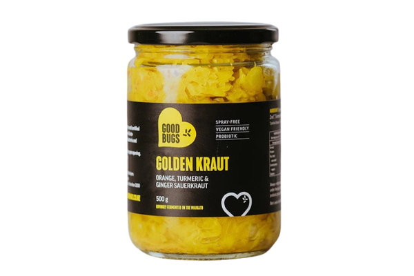 Sauerkraut 500g Golden Kraut - Orange, Turmeric & Ginger