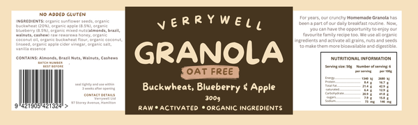 Berry Buck Crunch Activated Organic - Oatfree Granola