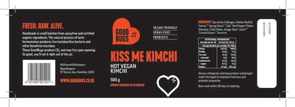 Kimchi 500g - Kiss Me Hot Vegan